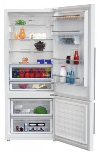 Beko 674581 EB Çift Kapılı Statik E Enerji Sınıfı 532 lt Alttan Donduruculu Solo Kombi Tipi Buzdolabı