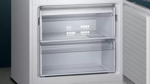 Siemens KG57NAWF0N Çift Kapılı Nofrost F Enerji Sınıfı 461 lt Modern Alttan Donduruculu Solo Kombi Tipi Buzdolabı