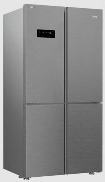 Beko 191625 EI 4 Kapılı Statik F Enerji Sınıfı 572 lt Inox Alttan Donduruculu Solo Gardrop Buzdolabı