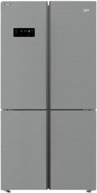 Beko 191625 EI 4 Kapılı Statik F Enerji Sınıfı 572 lt Inox Alttan Donduruculu Solo Gardrop Buzdolabı