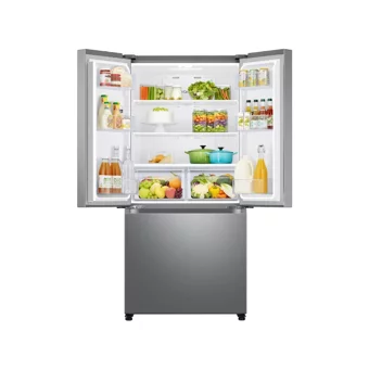Samsung RF49A5002SR 3 Kapılı Nofrost F Enerji Sınıfı 550 lt Modern Gri Alttan Donduruculu Solo Gardrop Buzdolabı