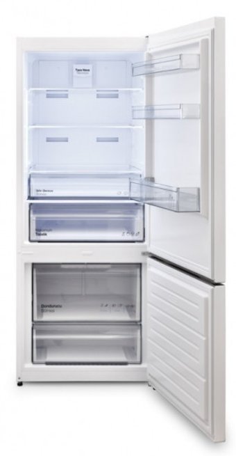 Vestel NFK48001 Çift Kapılı Nofrost F Enerji Sınıfı 428 lt Rustik Alttan Donduruculu Solo Kombi Tipi Buzdolabı