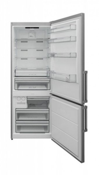 Regal NFK 54031 EIG KI Çift Kapılı Nofrost F Enerji Sınıfı 481 lt Gri Alttan Donduruculu Solo Kombi Tipi Buzdolabı