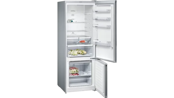 Siemens KG56NVIF0N Çift Kapılı Nofrost F Enerji Sınıfı 508 lt Modern Inox Alttan Donduruculu Solo Kombi Tipi Buzdolabı