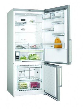 Bosch KGA76PIF0N Çift Kapılı Statik F Enerji Sınıfı 522 lt Inox Alttan Donduruculu Solo Kombi Tipi Buzdolabı