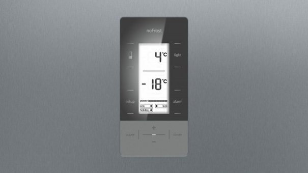 Siemens KG57NP73NE Çift Kapılı Nofrost A+ Enerji Sınıfı 459 lt Modern Inox Alttan Donduruculu Solo Kombi Tipi Buzdolabı