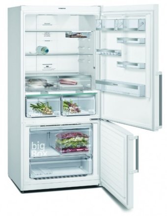 Siemens KG86NAWF0N Çift Kapılı Nofrost F Enerji Sınıfı 631 lt Modern Alttan Donduruculu Solo Kombi Tipi Buzdolabı
