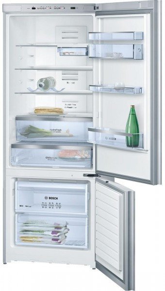 Bosch KGN57SM34N Çift Kapılı Statik A++ Enerji Sınıfı 452 lt Gri Alttan Donduruculu Solo Kombi Tipi Buzdolabı