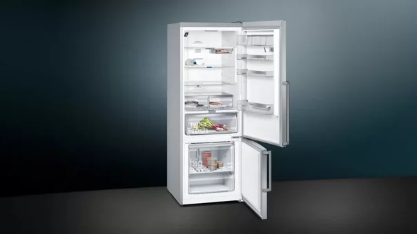 Siemens KG56NHIF0N Çift Kapılı Nofrost F Enerji Sınıfı 508 lt Modern Inox Alttan Donduruculu Solo Kombi Tipi Buzdolabı