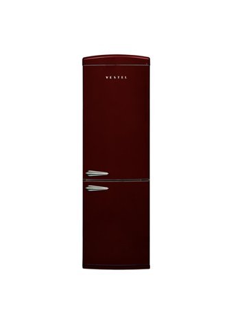 Vestel NFK37201 Çift Kapılı Nofrost F Enerji Sınıfı 471 lt Retro Bordo Alttan Donduruculu Solo Kombi Tipi Buzdolabı