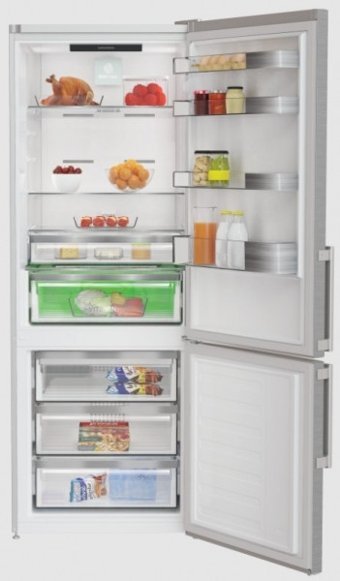 Grundig GKND 5600 I Duo Çift Kapılı Statik E Enerji Sınıfı 514 lt Inox Alttan Donduruculu Solo Kombi Tipi Buzdolabı