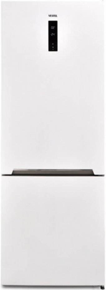Vestel NFK54002 E GI Çift Kapılı Nofrost F Enerji Sınıfı 481 lt Modern Alttan Donduruculu Solo Kombi Tipi Buzdolabı
