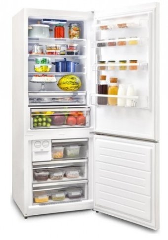 Vestel NFK54002 E GI Çift Kapılı Nofrost F Enerji Sınıfı 481 lt Modern Alttan Donduruculu Solo Kombi Tipi Buzdolabı