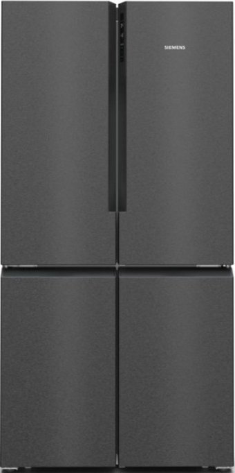 Siemens KF96NAXEA 4 Kapılı Nofrost E Enerji Sınıfı 605 lt Modern Siyah Alttan Donduruculu Solo Gardrop Buzdolabı