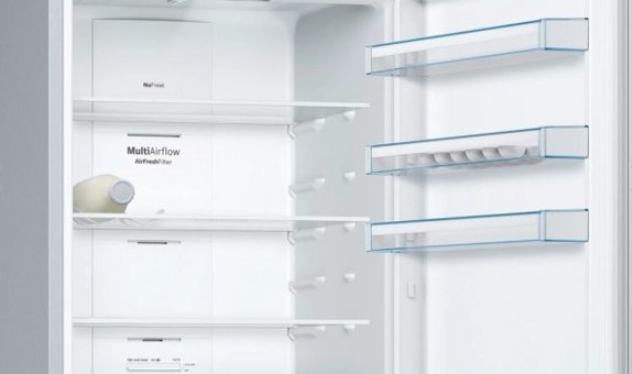 Bosch KGN56VIF0N Çift Kapılı Statik F Enerji Sınıfı 508 lt Inox Alttan Donduruculu Solo Kombi Tipi Buzdolabı