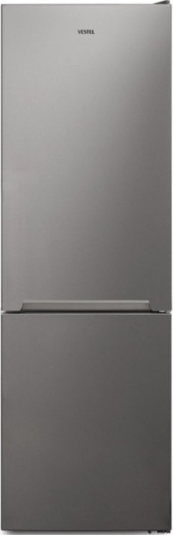 Vestel NFK37001 Çift Kapılı Nofrost F Enerji Sınıfı 331 lt Modern Gri Alttan Donduruculu Solo Kombi Tipi Buzdolabı