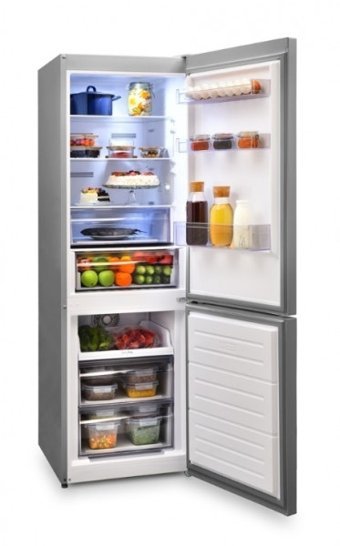 Vestel NFK37001 Çift Kapılı Nofrost F Enerji Sınıfı 331 lt Modern Gri Alttan Donduruculu Solo Kombi Tipi Buzdolabı