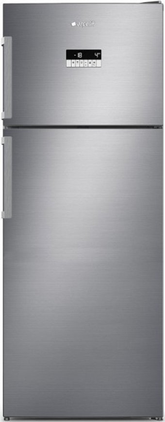 Arçelik 570505 EI Çift Kapılı Statik F Enerji Sınıfı 455 lt Inox Üstten Donduruculu Solo Kombi Tipi Buzdolabı