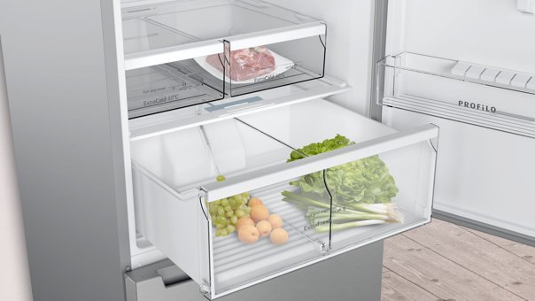 Profilo BD3076IFVN Çift Kapılı Nofrost F Enerji Sınıfı 526 lt Inox Alttan Donduruculu Solo Kombi Tipi Buzdolabı