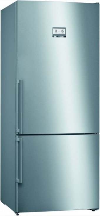 Bosch KGN76AIF0N Çift Kapılı Statik F Enerji Sınıfı 526 lt Inox Alttan Donduruculu Solo Kombi Tipi Buzdolabı