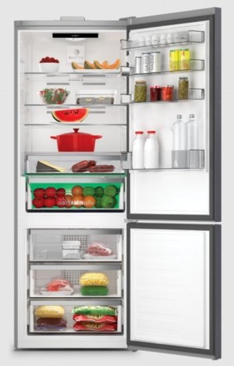 Arçelik 270514 EI Çift Kapılı Statik E Enerji Sınıfı 501 lt Inox Alttan Donduruculu Solo Kombi Tipi Buzdolabı