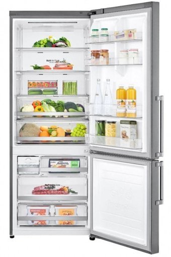 LG GC-B569BLCM Çift Kapılı Statik E Enerji Sınıfı 462 lt Gri Alttan Donduruculu Solo Kombi Tipi Buzdolabı