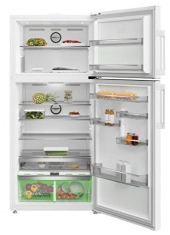 Grundig Grnd 6501 Çift Kapılı Statik E Enerji Sınıfı 630 lt Inox Üstten Donduruculu Solo Kombi Tipi Buzdolabı