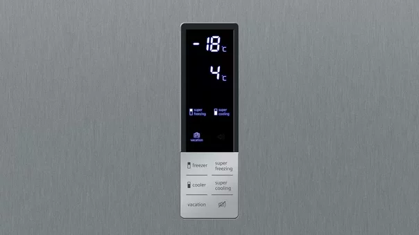 Siemens KD65NVI20N Çift Kapılı Nofrost F Enerji Sınıfı 490 lt Modern Inox Üstten Donduruculu Solo Kombi Tipi Buzdolabı