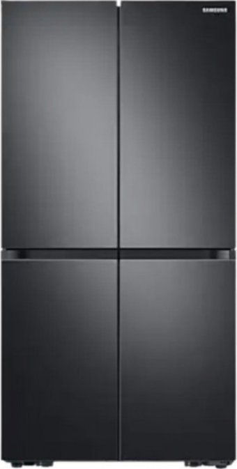 Samsung Rf85a912ab1/tr 127953 4 Kapılı Nofrost E Enerji Sınıfı 880 lt Siyah Alttan Donduruculu Solo Gardrop Buzdolabı