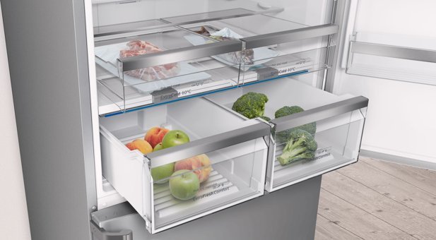 Profilo BD3086IFAN Çift Kapılı Nofrost F Enerji Sınıfı 631 lt Inox Alttan Donduruculu Solo Kombi Tipi Buzdolabı