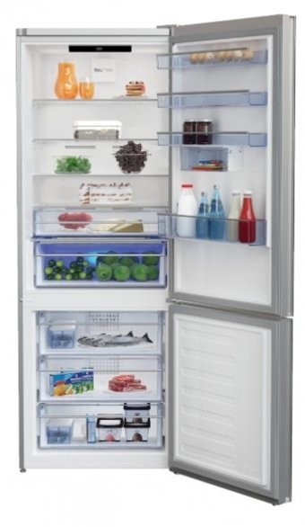 Beko 670560 EBC Çift Kapılı Statik D Enerji Sınıfı 514 lt Alttan Donduruculu Solo Kombi Tipi Buzdolabı