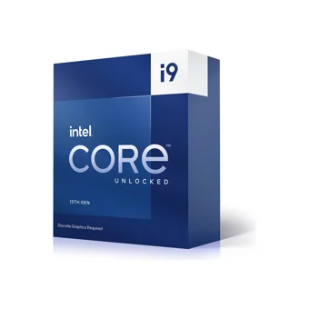 Intel i9 13900KF 24 Çekirdekli 3 GHz 5.8 GHz Turbo Hız 36 MB Önbellek LGA1700 Soket Tipi İşlemci