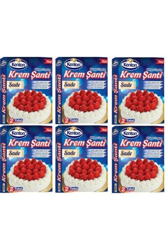 Kenton Toz Krem Şanti 6x150 gr