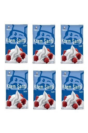 Pakmaya Toz Krem Şanti 6x75 gr
