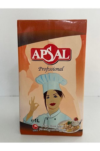 Apsal Şekresiz Sıvı Krem Şanti 1 lt