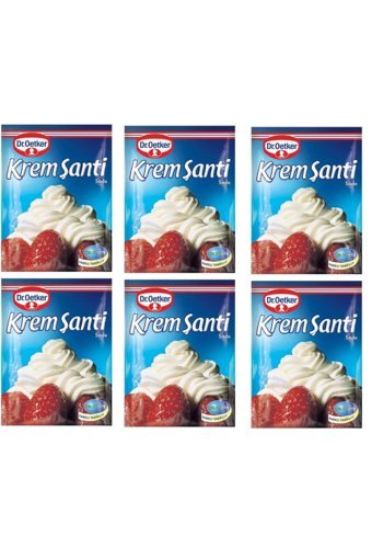Dr. Oetker Çikolatalı Toz Krem Şanti 6x75 gr