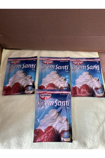 Dr. Oetker Çikolatalı Toz Krem Şanti 4'lü