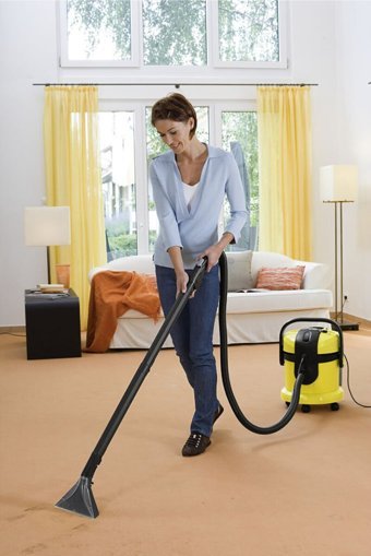 Karcher SE 4001 Vakumlu Halı Yıkama Makinesi Sarı