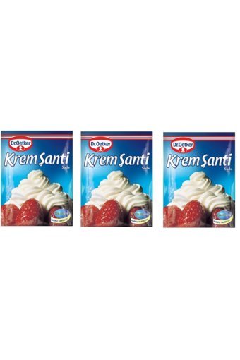 Dr. Oetker Çikolatalı Toz Krem Şanti 3x75 gr
