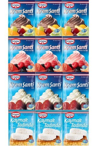 Dr. Oetker Toz Krem Şanti 12'li