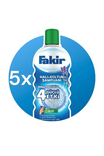 Fakir Halı Şampuanı 5x1 lt