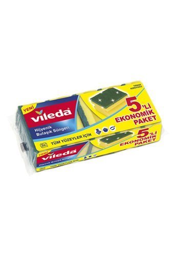 Vileda Oluklu Bulaşık Süngeri 5'li