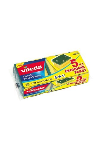 Vileda Oluklu Bulaşık Süngeri 5'li