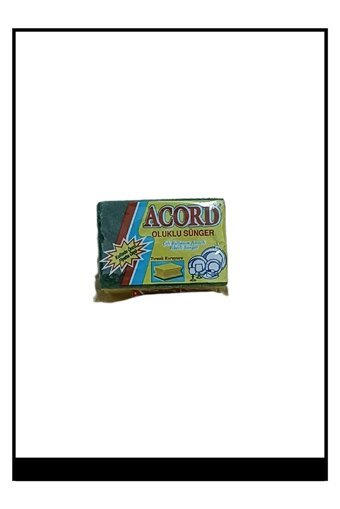 Acord Oluklu Bulaşık Süngeri Tekli
