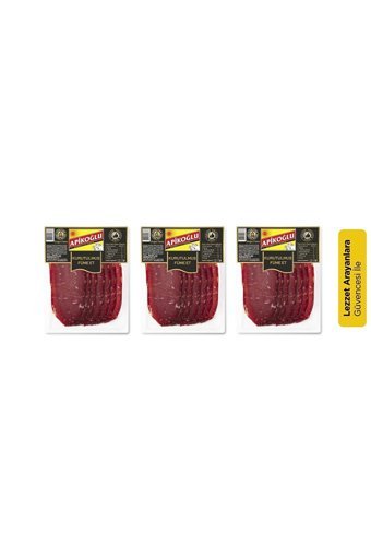 Apikoğlu Kuru Dana Füme 3x70 gr