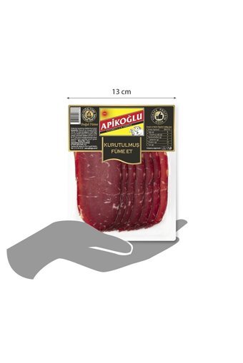 Apikoğlu Kuru Dana Füme 3x70 gr