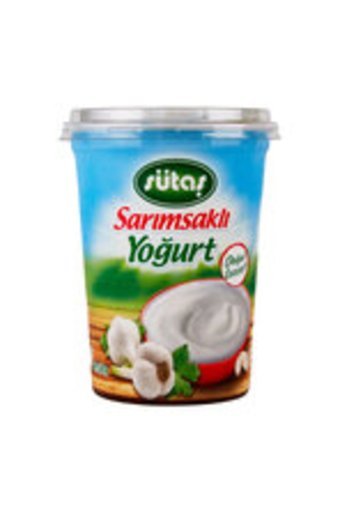 Sütaş Kaymaksız Sarımsaklı Yoğurt 500 gr