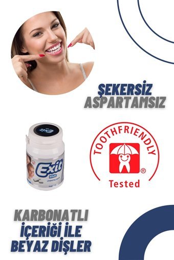 Exit Karbonatlı Naneli Aromalı Sakız 1 Adet