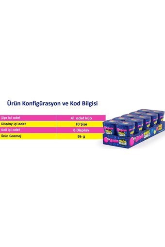 Big Babol Magic Cubes Karışık Aromalı Sakız 10'lu 1 Adet