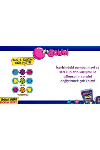 Big Babol Magic Cubes Karışık Aromalı Sakız 10'lu 1 Adet